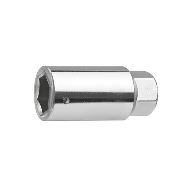 【取り寄せ】KYO-EI(協永産業) スリーブ付　軽合金ナット専用アダプター 19Hex/21Hex 全長60mm　A40 STRAIGHT/30-528 (KYO-EI/協永産業)