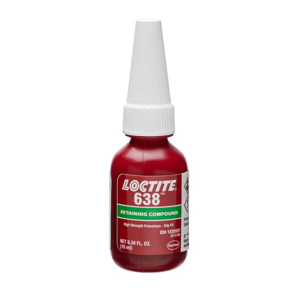 ロックタイト(LOCTITE) はめ合い用接着剤 最高強度 10ml 638-10 STRAIGHT/37-6381 (LOCTITE/ロックタイト)