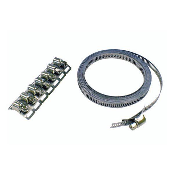 ステンレスホースクランプセット 8mm×3m STRAIGHT/61-975 (STRAIGHT