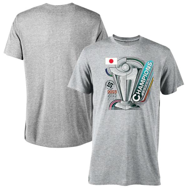 海外取寄 WBC 侍ジャパン 優勝記念 Tシャツ 2023 World Baseball Classic Champions Tri-Blend T-Shirt Gray Japan 日本代表