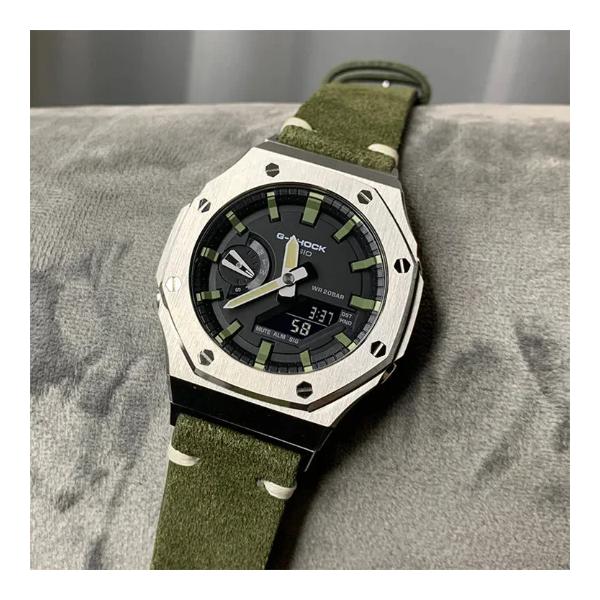 G-SHOCK カシオークカスタムGA-2110SC-4A グリーンベゼル G-SHOCK カシオークカスタムGA-2110SC-4A グリーンベゼル