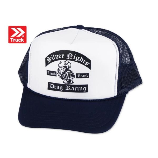 TRUCK BRAND トラックブランド SILVER #UX15 WHITE/NAVY メッシュキャップ ホワイト/ネイビー 18618 22925