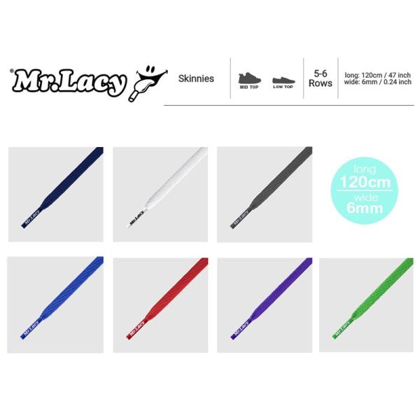 Mr.Lacy�y�~�X�^�[���[�V�[�zSKINNIES SHOELACES �X�L�j�[�Y �V���[���[�X 120cm 11983 �C�Ђ� �C�R ���Ђ��� �ׂ�