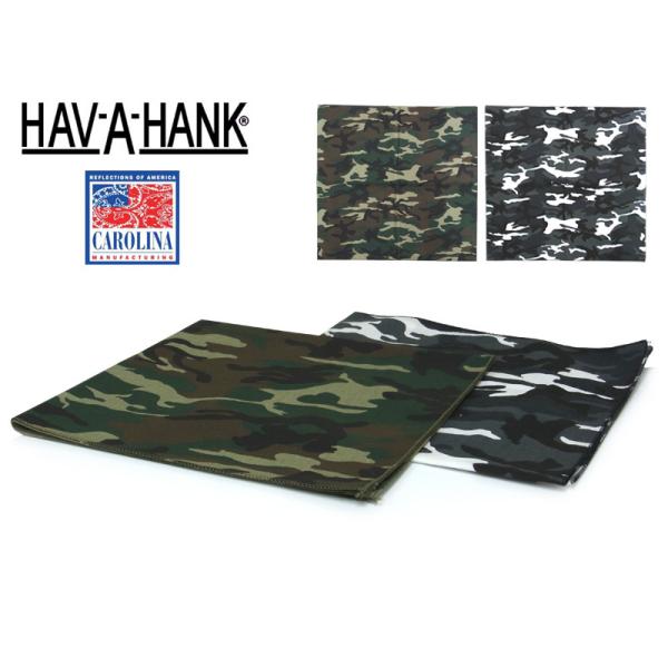 HAV-A-HANK ハブアハンク CAMO BANDANA ハバハンク カモ バンダナ 12113　20800