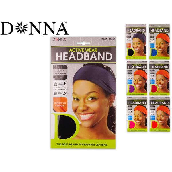 DONNA ドナ ACTIVE WEAR HEADBAND アクティブ ヘッドバンド 21358 [レディース ナイトキャップ]
