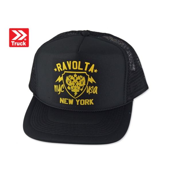 TRUCK BRAND【トラックブランド】SCRIBE #R-10 BLACK メッシュキャップ ブラック 8730 [SNAPBACK スナップバック アメカジ 帽子 メンズ レディース]14297　22373