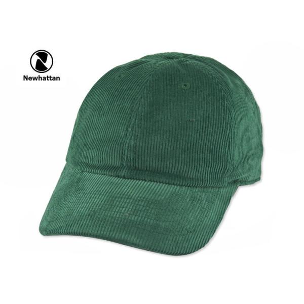 NEWHATTAN【ニューハッタン】CORDUROY CAP  DARK GREEN  コーディロイ キャップ ダークグリーン 15164