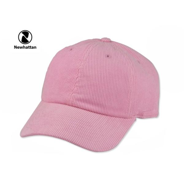 NEWHATTAN【ニューハッタン】CORDUROY CAP LIGHT PINK コーディロイ キャップ ライトピンク 15164