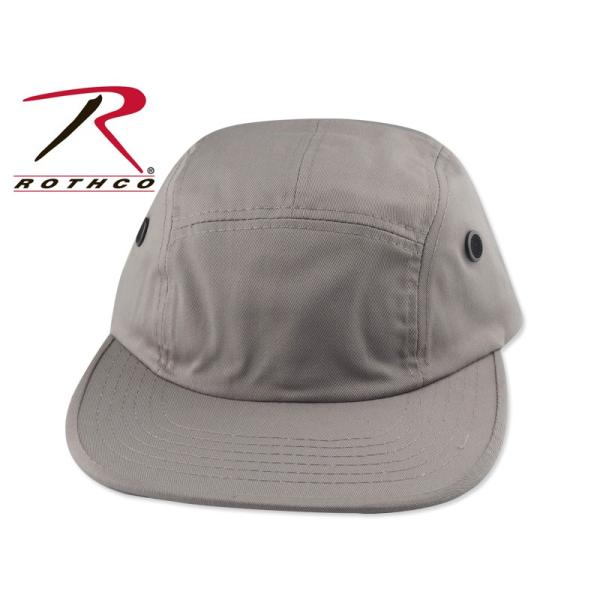 ☆ROTHCO【ロスコ】5 Panel Military Street Cap Grey 5パネル ミリタリーキャップ グレー 17825[メンズ レディース]　21022