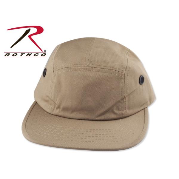☆ROTHCO【ロスコ】5 Panel Military Street Cap Khaki 5パネル ミリタリーキャップ カーキ 17825[メンズ レディース]　21022