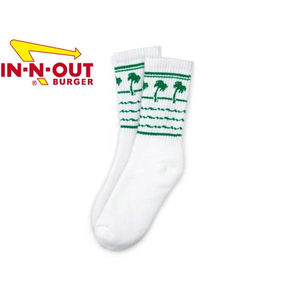 IN-N-OUT BURGER(インアンドアウトバーガー) ソックス CA発【In-N-Out Burger 】イン・アンド・アウト・バーガードッグ
