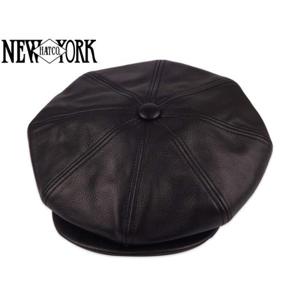 ☆NEWYORKHAT【ニューヨークハット】#9253 LAMBA NEWSBOY BLACK ランバ ニュースボーイ ブラック 20593　21319　22580