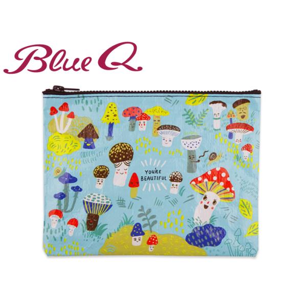 Blue Q ブルーキュー CUTE LIL MUSHROOMS ZIPPER POUCH ジッパーポーチ 20963