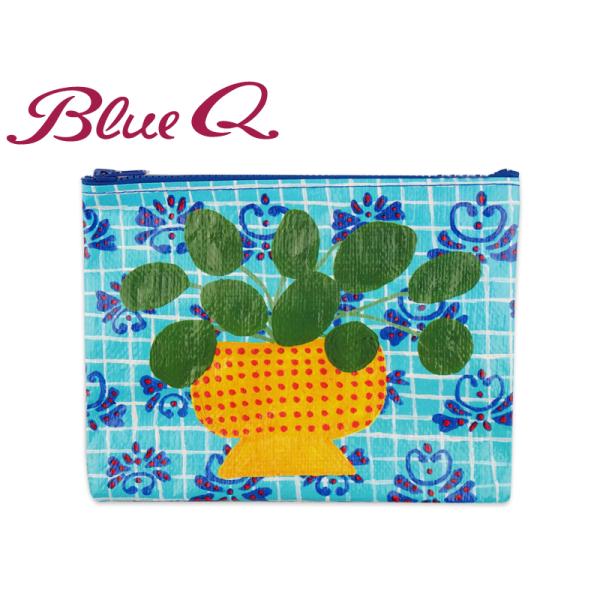 Blue Q ブルーキュー PRETTY PLANT ZIPPER POUCH ジッパーポーチ 20963