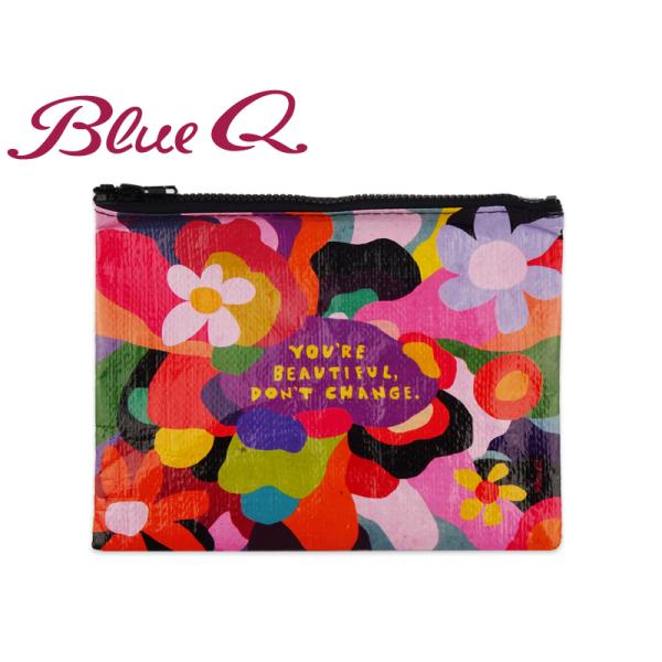 Blue Q ブルーキュー YOU'RE BEAUTIFUL, DON'T CHANGE ZIPPER POUCH ジッパーポーチ 20963