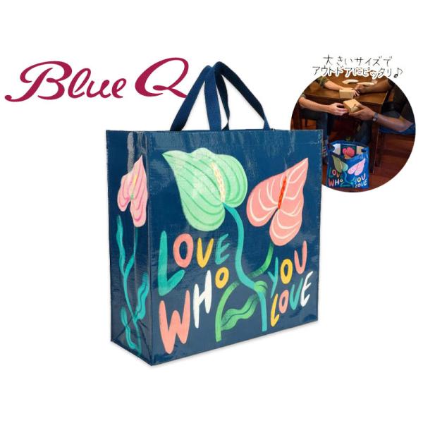 Blue Q ブルーキュー LOVE WHO YOU LOVE SHOPPER ショッピングバッグ 20966