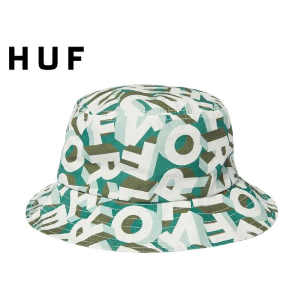 HUF ハフ ABECEDERIAN BUCKET HAT MULTI バケットハット マルチ 20978