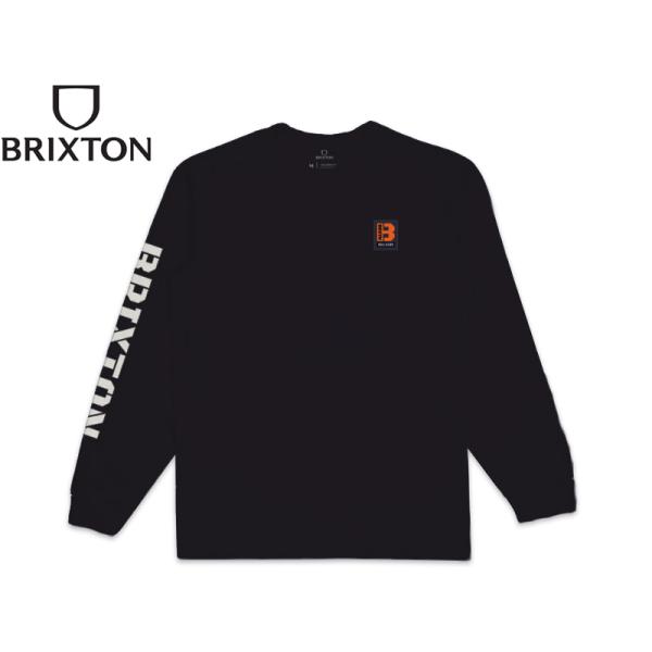 BRIXTON ブリクストン BUILDERS LONG SLEEVE T-SHIRTS BLACK