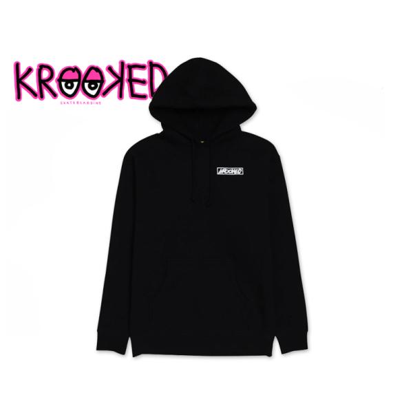 KROOKED クルキッド MACE 2 PULLOVER HOODIE BLACK フーディー ブラック 21410