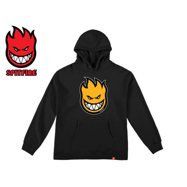 SPITFIRE スピットファイヤー BIGHEAD FILL PULLOVER HOOD BLACK プルオーバーフード ブラック 21417