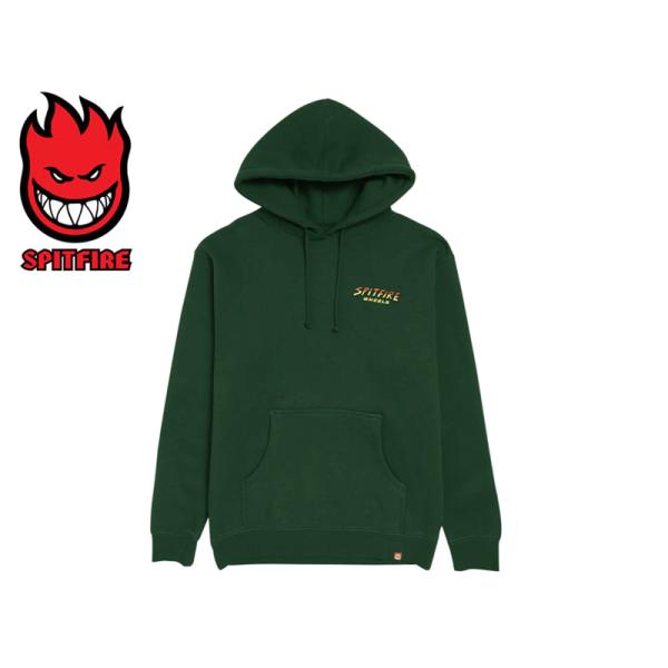 SPITFIRE スピットファイヤー HELL HOUNDS 2 PULLOVER HOOD DARK GREEN プルオーバーフード ダークグリーン 21419