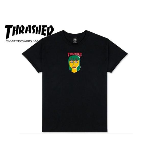 THRASHER スラッシャー TALK SHIT BY GONZ T-SHIRT BLACK Tシャツ ゴンズ ブラック 21493