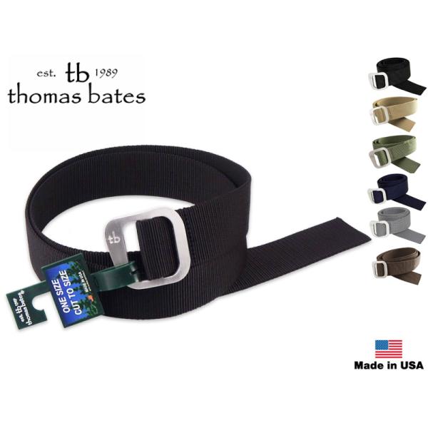 THOMAS BATES トーマスベイツ SOLID COLOR WEB BELT ソリッドカラー ウェブベルト 21647