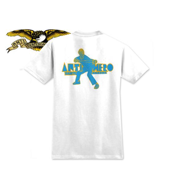 ANTIHERO アンタイヒーロー SLINGSHOT S/S TEE WHITE Tシャツ ホワイト 21677
