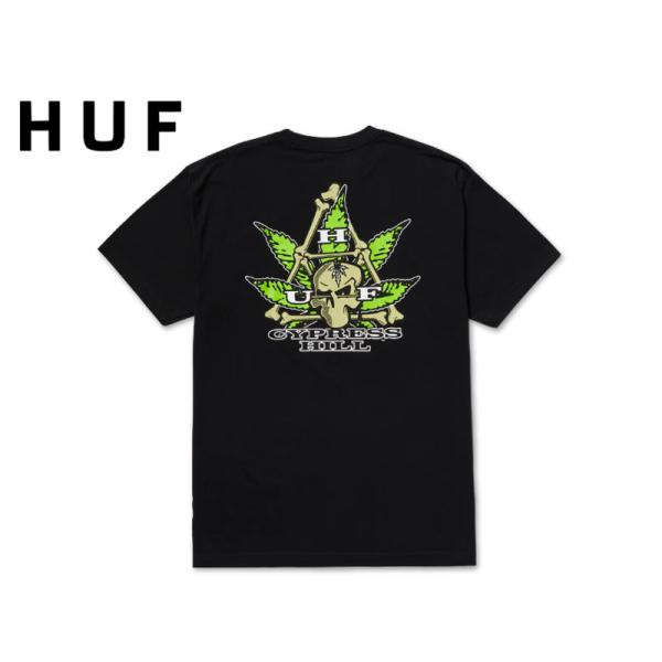 HUF×CYPRESS HILL ハフ×サイプレス・ヒル TRIANGLE T-SHIRTS BLACK トライアングル ブラック 21843
