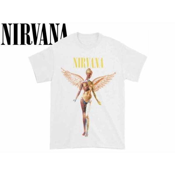 NIRVANA ニルヴァーナ IN UTERO T-SHIRTS WHITE Tシャツ ホワイト 21953 23104 23252