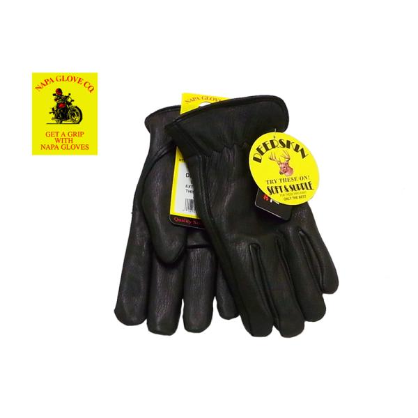 NAPA GLOVE ナパグローブ 811TL DEERSKIN DRIVER EXTRA WARM THINSULATE BLACK ディアスキンドライバー グローブ ブラック 鹿革 フリース素材裏地付き 22022爆買