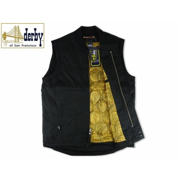 DERBY OF SANFRANSCISCO ダービーオブサンフランシスコ BLACK AND GOLD VEST ブラック アンド ゴールドベスト スタイル302 22057