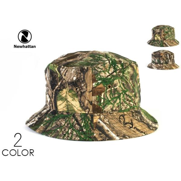 NEWHATTAN ニューハッタン REALTREE CAMO BUCKET HAT リアルツリー