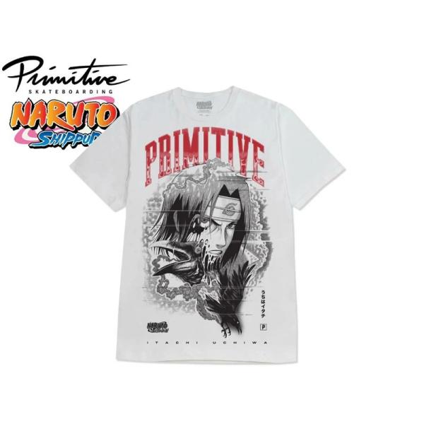 PRIMITIVE SKATE×NARUTO プリミティブ×ナルト SHIPPUDEN COLLEGIATE CLONES Oversized T-SHIRT WHITE 疾風伝 Tシャツ ホワイト 22160
