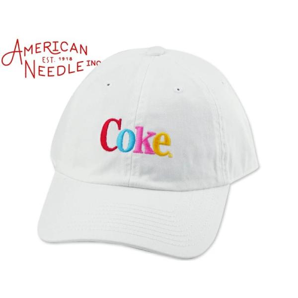 AMERICAN NEEDLE アメリカンニードル COCA-COLA COKE BALLPARK SL WHITE コカ・コーラ キャップ ホワイト 22203