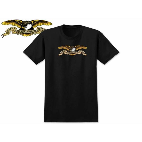 ANTIHERO アンタイヒーロー EAGLE S/S TEE BLACK MULTI イーグル Tシャツ ブラックマルチ 22234