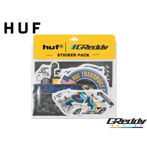 HUF×GREDDY RACING ハフ×グレッディ STICKER PACK ステッカーパック 22263