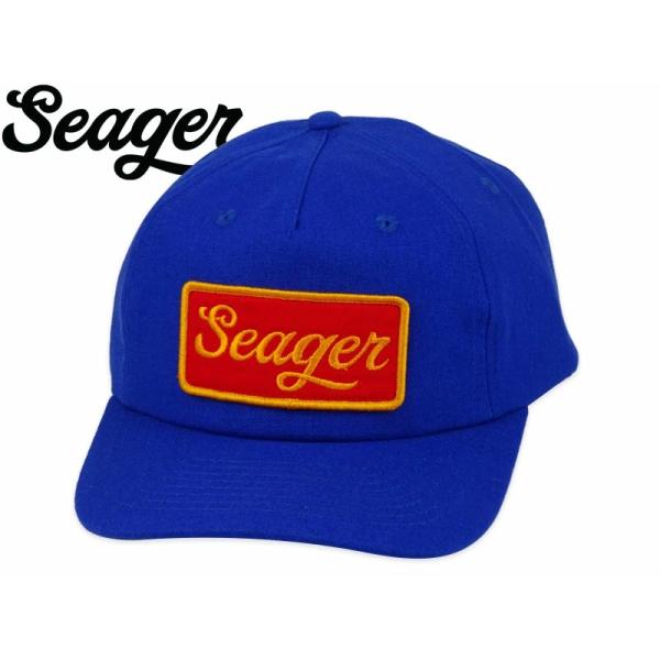 SEAGER シーガー UNCLE BILL SNAPBACK BLUE アンクル スナップバックキャップ ブルー 22291