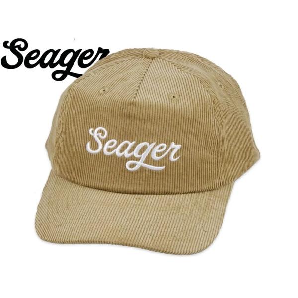 SEAGER シーガー BIG CORDUROY SNAPBACK KHAKI ビッグ コーデュロイ スナップバックキャップ カーキ 22294
