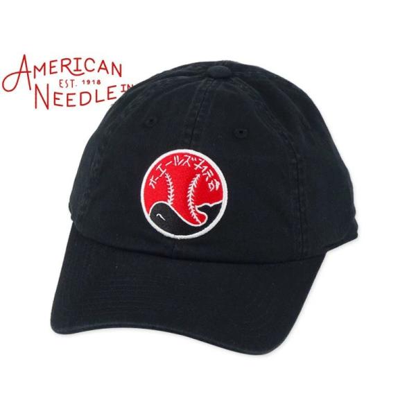 AMERICAN NEEDLE アメリカンニードル ARCHIVE-TAIYO WHALES BLACK 大洋