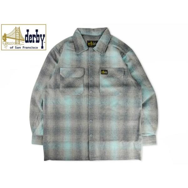 ダービーオブサンフランシスコ　フランネルシャツ　us M ミント　新品 DERBY OF SANFRANSCISCO ダービーオブサンフランシスコ 415 FLANNEL