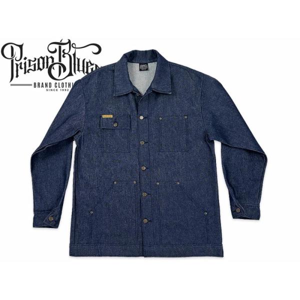 PRISON BLUES プリズンブルース YARD COAT UNLINED RIGID BLUE ヤードコート リジットブルー 22595 23247