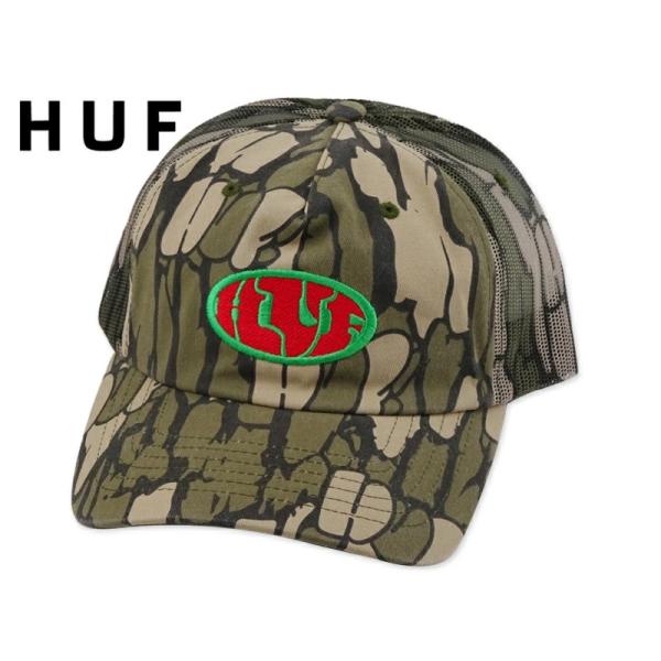 HUF ハフ WARPED CAMO TRUCKER CAP MUTED CAMO メッシュキャップ ミュートカモ 22630