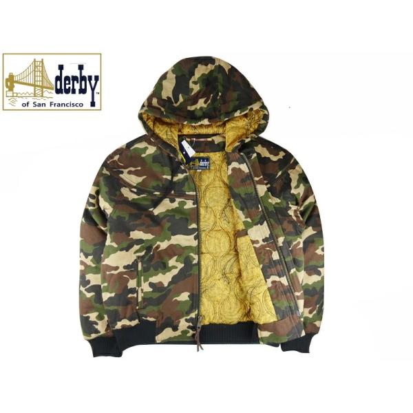 DERBY OF SANFRANSCISCO ダービーオブサンフランシスコ 300 WITH CAMO HOODIE JACKET CAMO カモフーディージャケット スタイル300 カモ 22773