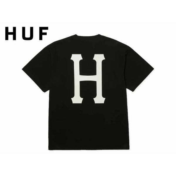 HUF ハフ CLASSIC H T-SHIRTS BLACK/WHITE クラシック Tシャツ ブラック/ホワイト 22835