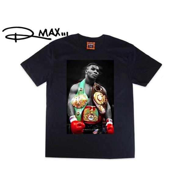 R MAX CLOTHING アール マックス クロージング TYSON 1988 T-SHIRTS BLACK タイソン Tシャツ ブラック 22922