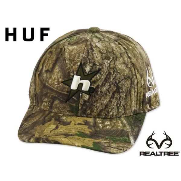 HUF×REALTREE ハフ×リアルツリー 6PANEL CAP REALTREE キャップ リアルツリー 22960