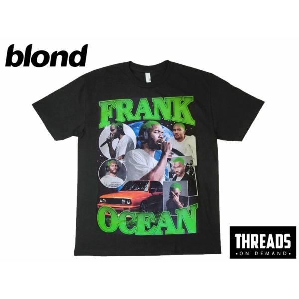 THREADS ON DEMAND スレッドオンデマンド Frank Ocean T-SHIRTS BLACK フランクオーシャン Tシャツ ブラック 22136　23008