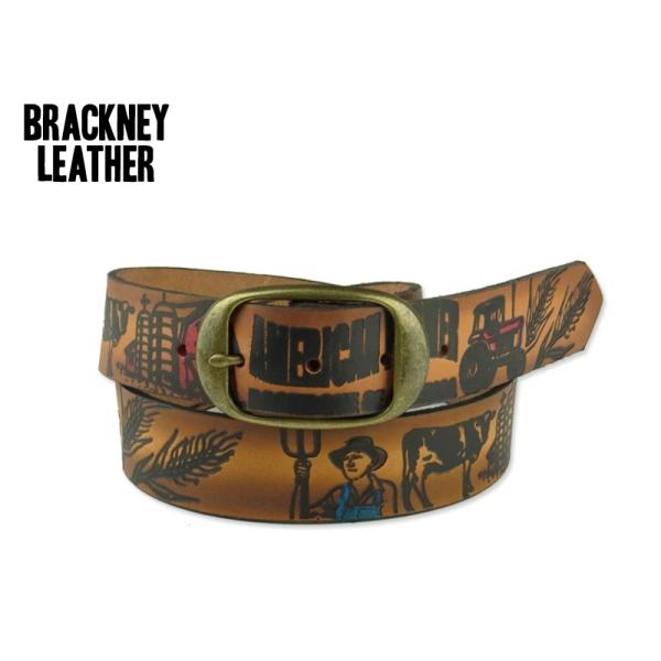 BRACKNEY LEATHER WORKS【ブラックニーレザーワークス】LEATHER PLAIN BELTS AMERICAN FARMER レザー ベルト アメリカンファーマー NO,34 20777 21028　23042