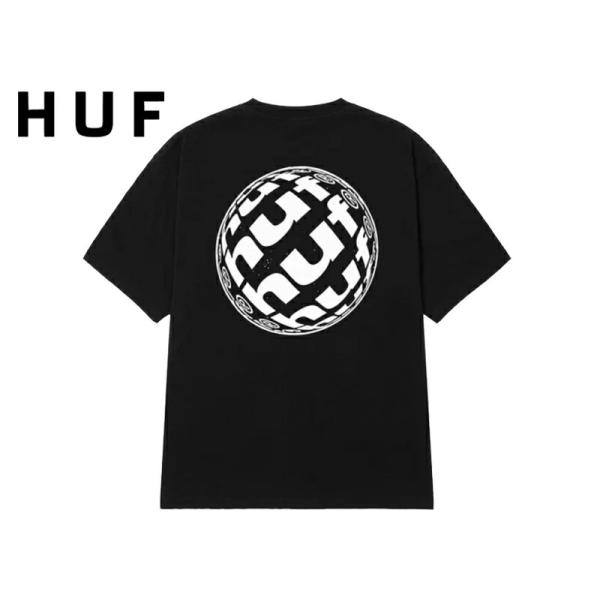 HUF ハフ WIDE ANGLE T-SHIRTS BLACK Tシャツ ブラック 23058